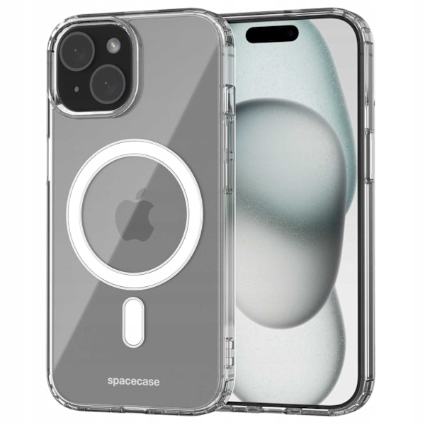 Spacecase Clear Mag-Fodral För Iphone 15 Plus För Magsafe Transparent