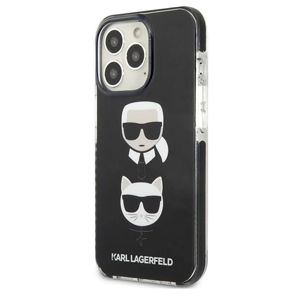 KARL LAGERFELD KARL&CHOUPETTE HEAD COVER TIL IPHONE 13 PRO / IPHONE 13 - SORT