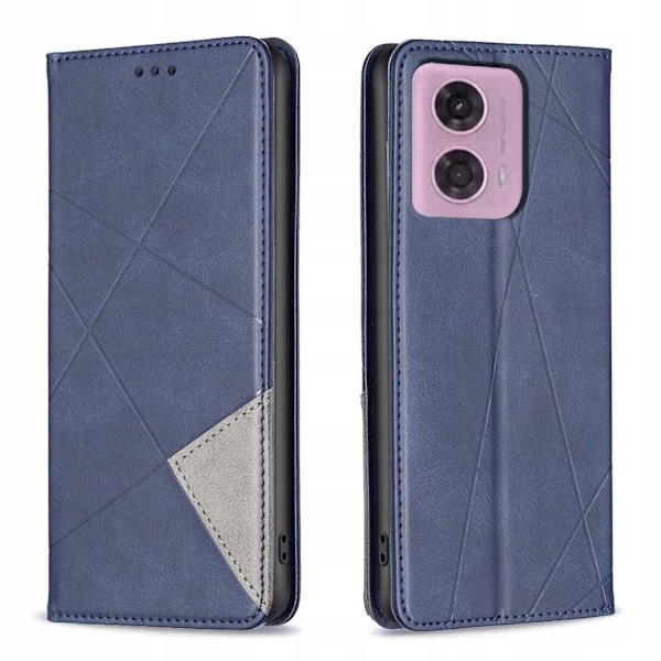 Zaps Origami Plånboksfodral För Motorola G04 G24 G24 Power Blåt Skydd