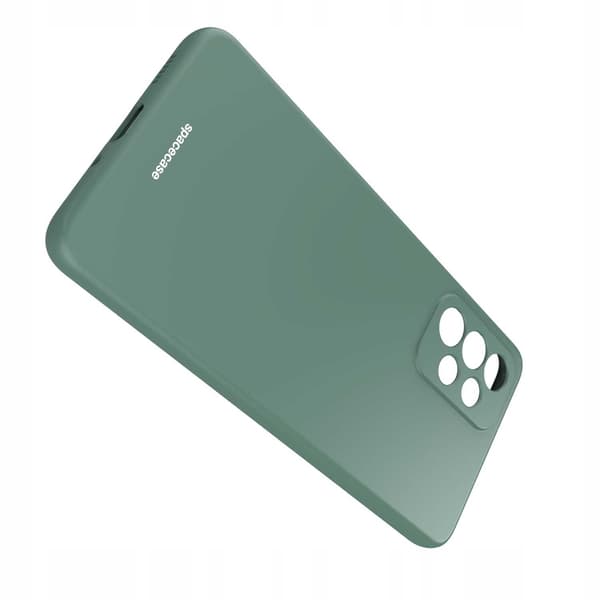 Spacecase Silikonfodral För Samsung Galaxy A33 5G Mörkgrön