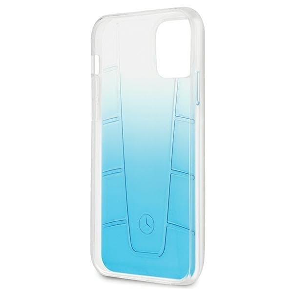 MERCEDES TRANSPARENT LINE ETUI TIL IPHONE 12 MINI - BLÅ