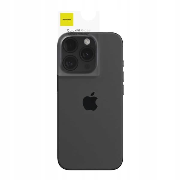 Spacecase Härdat Glas Quickfit-Kamera För Iphone 14 Pro Max Svart