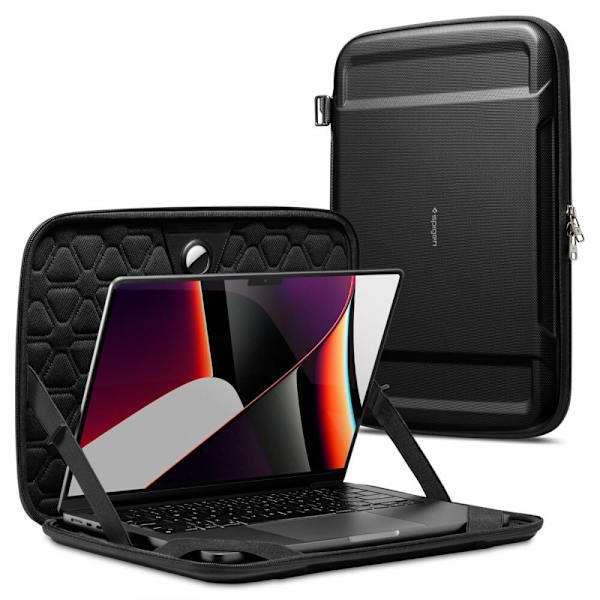 SPIGEN RUGGED ARMOR PUSCH "PRO" BÆRBAR 13-14 SVART