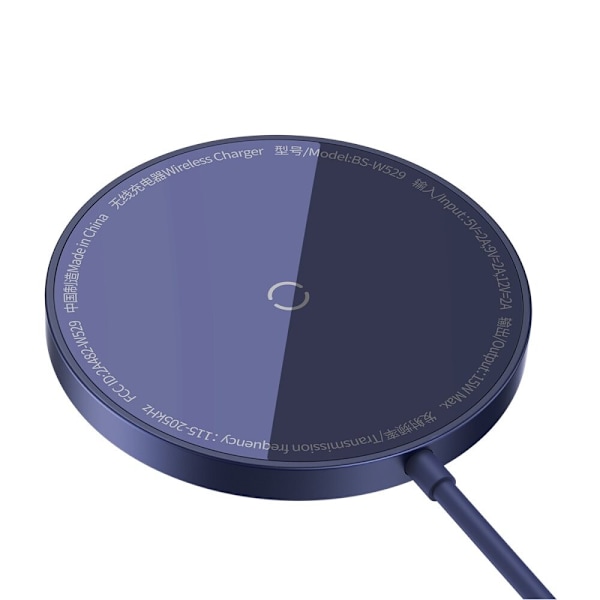 Baseus Simple Mini3 magnetlader MagSafe Qi 15W lilla
