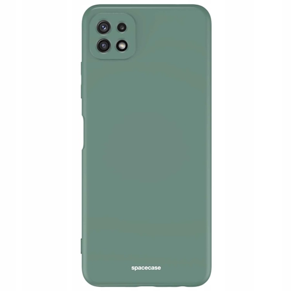Spacecase Silikonfodral För Samsung Galaxy A22 5G Mörk