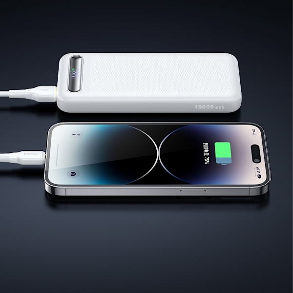 MCDODO POWERBANK 10000MAH MED 3X DISPLAY USB-C 22,5W + USB-C-KABEL