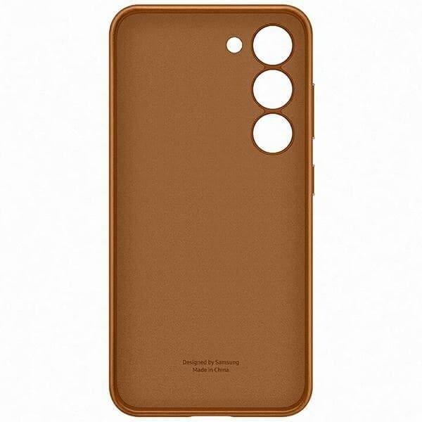 SAMSUNG CASE CASE COVER CASE TIL SAMSUNG GALAXY S23+ BROWN