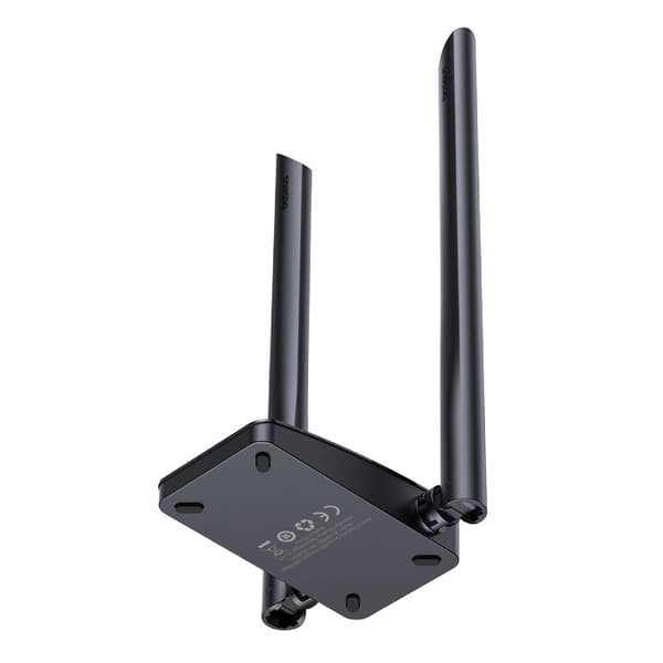 BASEUS FASTJOY B01317600111-05 1300 MB/S USB NETVÆRKSKORT - SORT