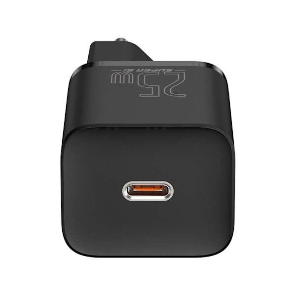 Baseus Super Si 1C hurtiglader USB Type C 25W Power Delivery Quick Charge svart (CCSP020101)