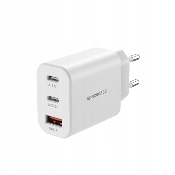 Rymdfall Usb Laddare 30W Piston För Telefon Typ C Vit Sc004W