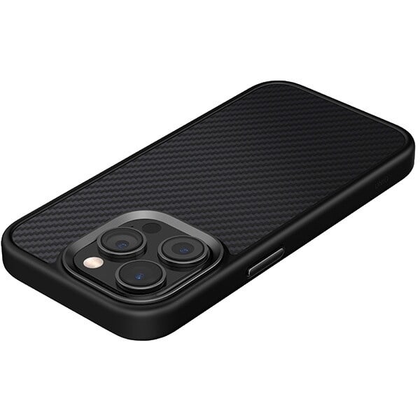 UNIQ-deksel Keva iPhone 15 Pro Max 6.7 Magclick Oppladbar svart/kullsvart