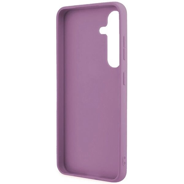 Guess Glitter Script-deksel til Samsung Galaxy S24+ - Lilla