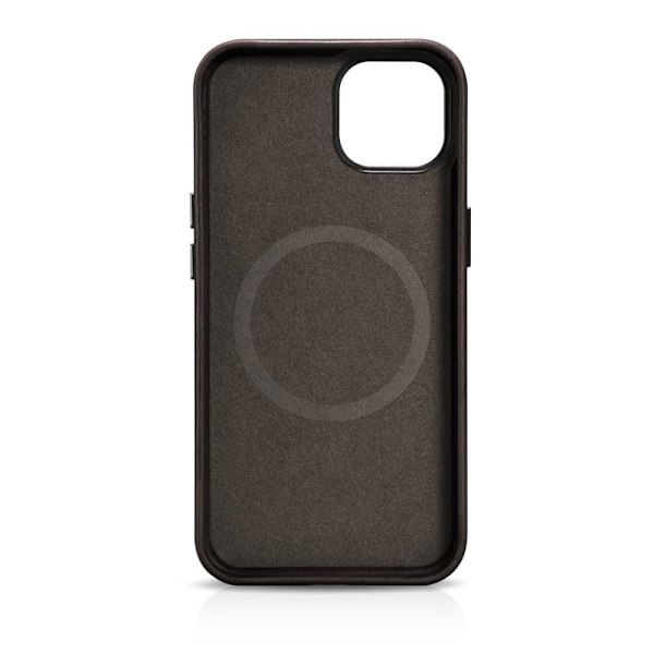 ICARER CASE CASE LÆDERCOVER MED MAGSAFE TIL IPHONE 14+ BRUN