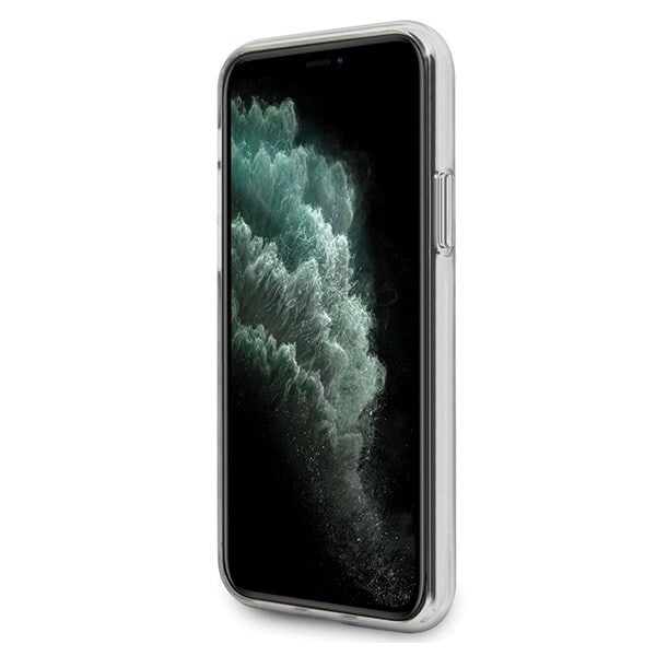 Saken med USA Polo Assn. Gradient Pattern Collection for iPhone 11 Pro Max - rød og blå