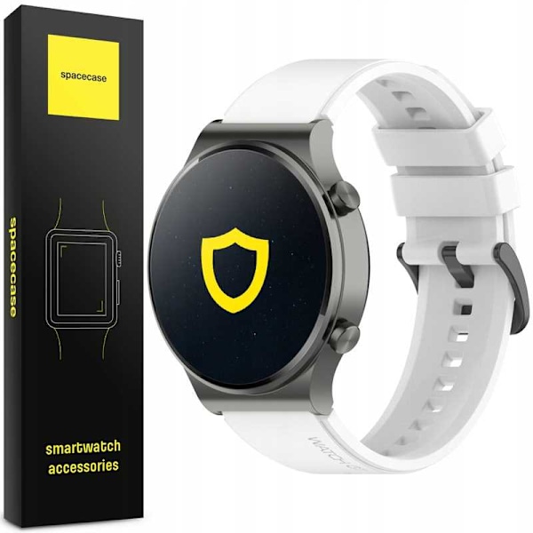 Spacecase Klorrem Lätt Band 20Mm Vit För Apple Watch 2 3 4 5 6 Se