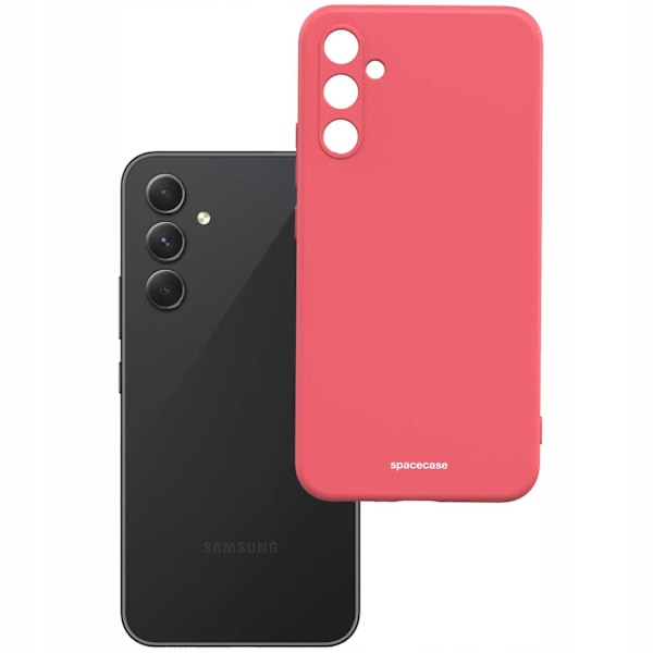 Spacecase Silikonfodral För Galaxy A54 5G-Fodral Rött Skydd
