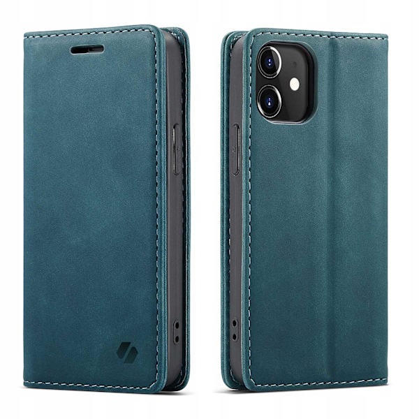 Spacecase Pålbocksväska För Iphone 12 12 Pro Blåt Skal