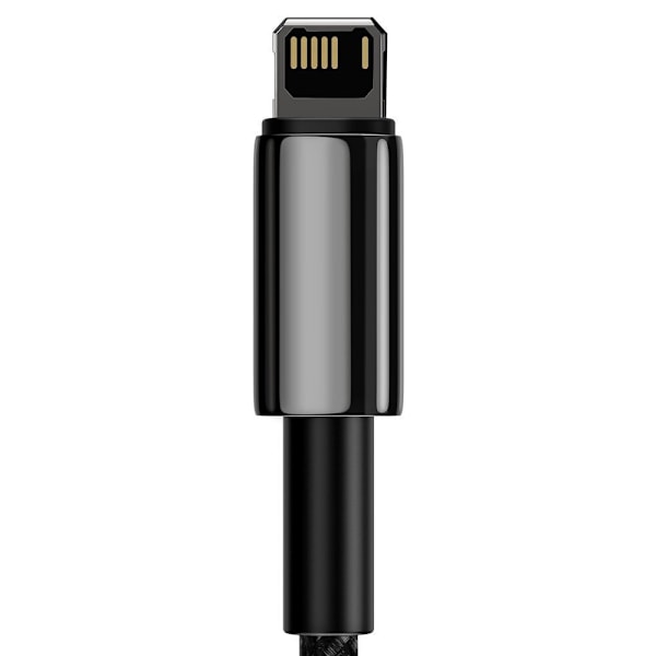Baseus Tungsten USB - Lightning-kabel 2,4 A 2 m svart (CALWJ-A01)