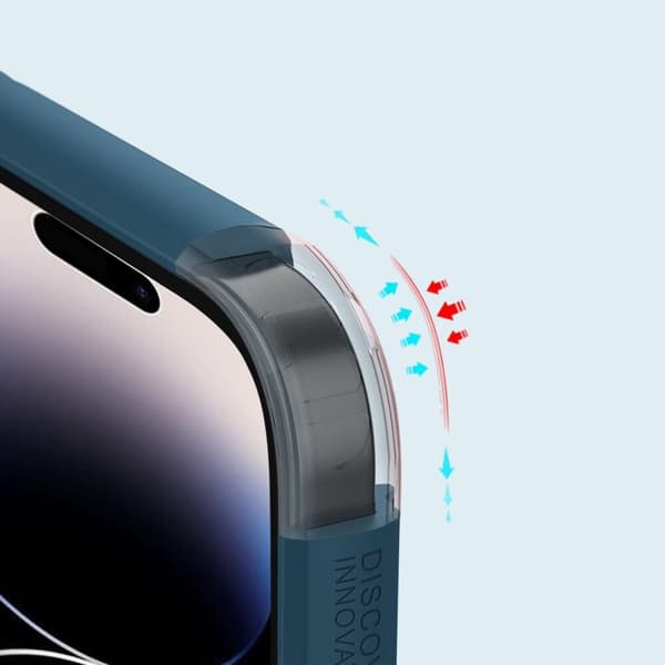 NILLKIN LÆDERCASE HUSETASKE TIL IPHONE 14 PRO MAX BLUE
