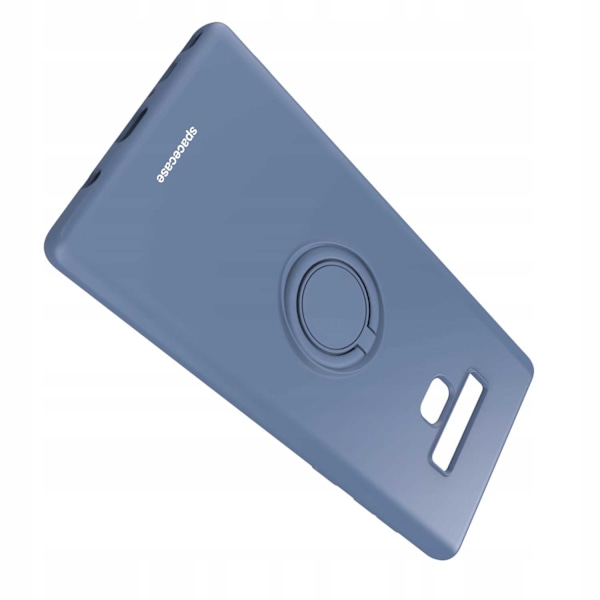 Spacecase Silikonecase Ring För Galaxy Note 9 Blåt Skydd