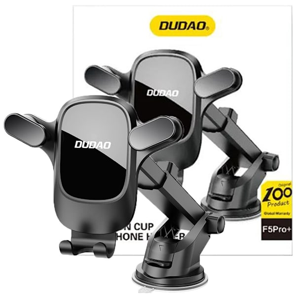 DUDAO BILTELEFONHOLDER TIL COCKPIT, SORT