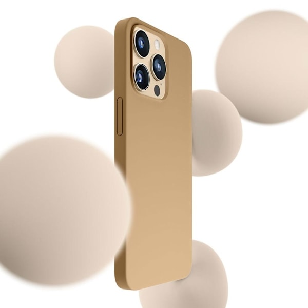 Apple iPhone 14 Pro Max - 3mk Hardy Silicone MagCase Gold