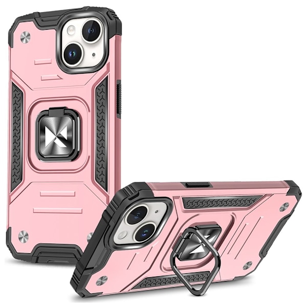 Wozinsky Ring Armor Armor Deksel til iPhone 15 Pro Max - Rose Gull