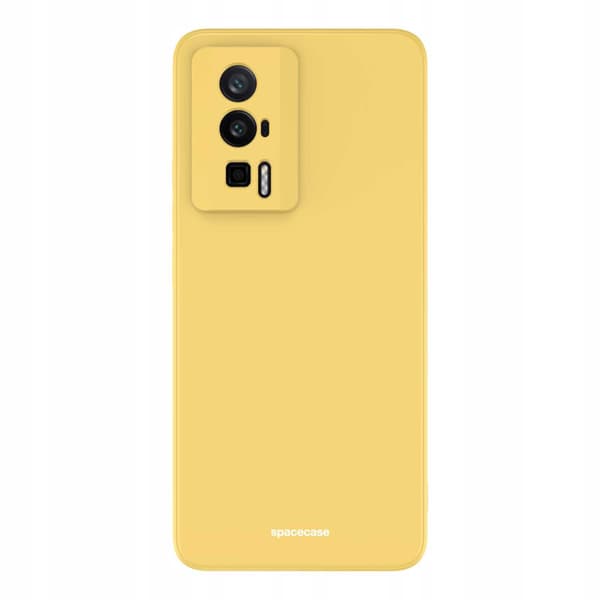 Spacecase Silikonfodral För Poco F5 Pro Yellow