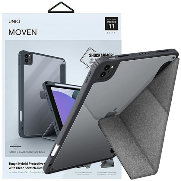 UNIQ MOVEN ETUI TIL IPAD PRO 11'' (2021/2020) - GRÅ