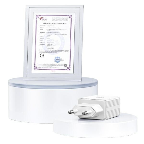 USAMS Lad. nätverk. 2xUSB-A + USB-C/USB-A Snabbladdningskabel vit/vit serie HC HCCLTZ03