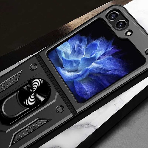 Spacecase Case Cover Till Samsung Galaxy Z Flip 5 Black