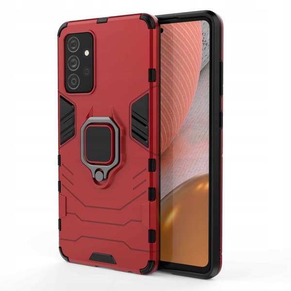 Spacecase Case Cover För Samsung Galaxy A72 5G X-Ring Röd