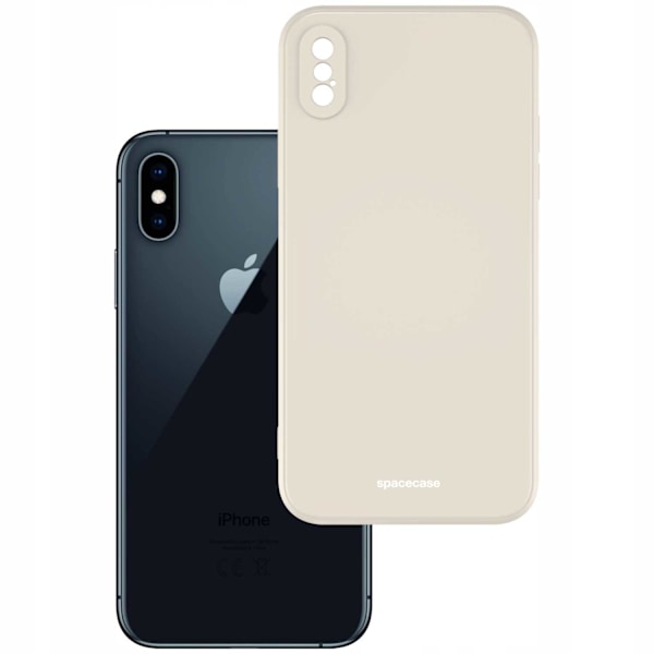 Spacecase Silikonfodral För Iphone Xs Max Bone