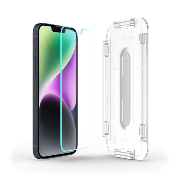 HERDET GLASS SPIGEN GLAS.TR "EZ FIT" IPHONE 13 / 13 PRO / 14