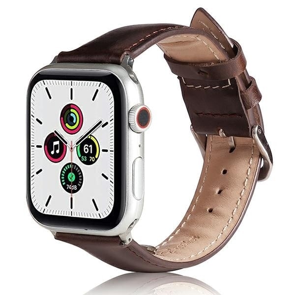 Beline Apple Watch Läderrem 38/40/41mm brun/brun