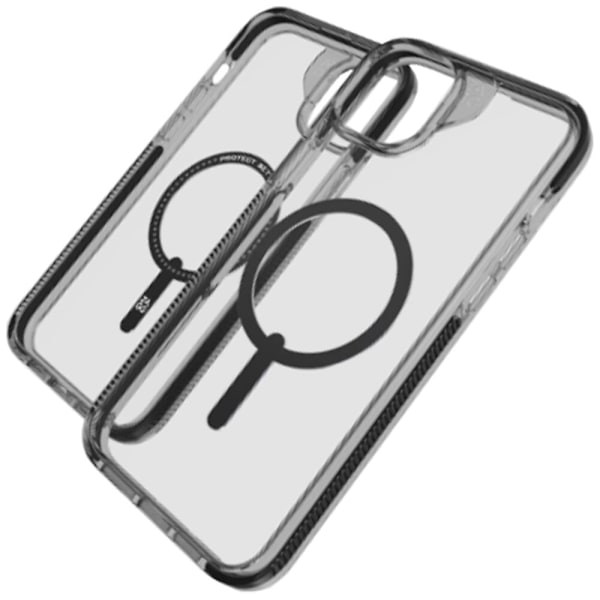 ZAGG CASE BAGCOVERS MED MAGSAFE TIL IPHONE 15/14/13 SORT