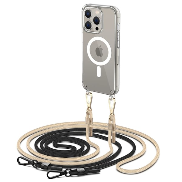 TECH-PROTECT FLEXAIR KÆDE MAGSAFE IPHONE 15 PRO SORT & BEIGE