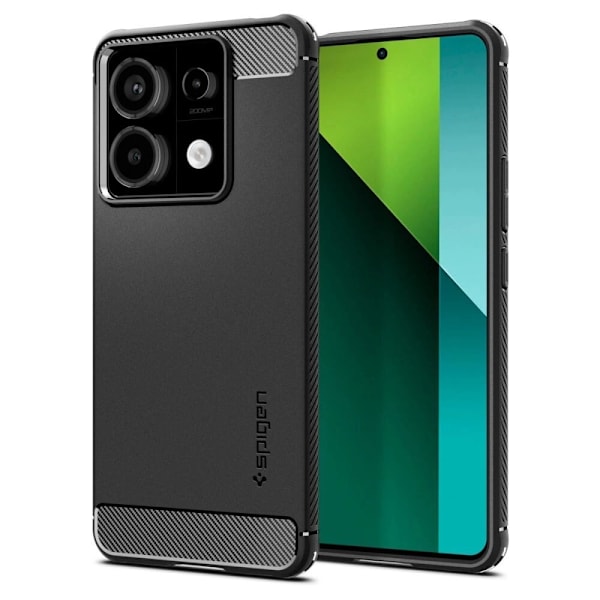 Spigen Rugged Armor beskyttelsesdeksel for Xiaomi Redmi Note 13 Pro 5G / POCO X6 5G - matt svart