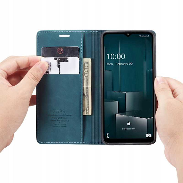 Spacecase Plånbok För Galaxy A32 5G Fodral Blåt