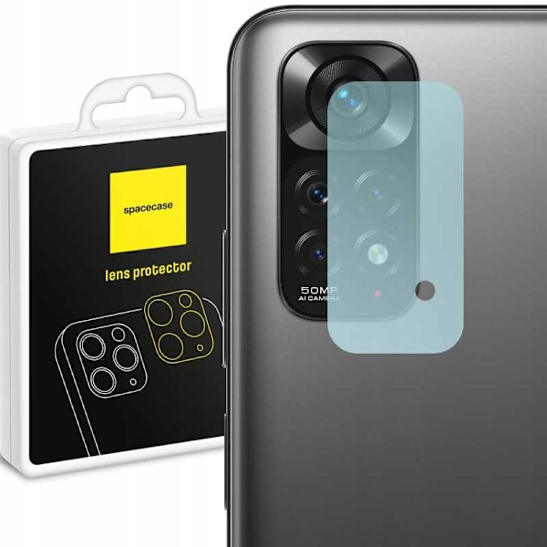 Spacecase Härdat Kameraglas För Xiaomi Redmi Note 11 Skydd