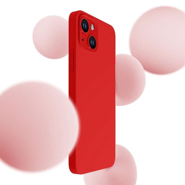Apple iPhone 14 Plus - 3mk Hardy Silicone MagCase Rød