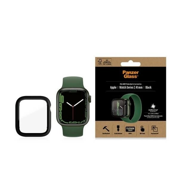 PANZERGLASS FULL BODY CASE TIL APPLE WATCH 7/8 41MM - SORT