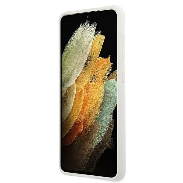 Saken med USA Polo Assn. Silikonlogo på Samsung Galaxy S21+ - hvit
