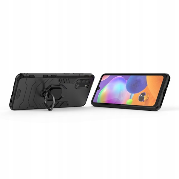 Spacecase Case Cover Till Samsung Galaxy A31 Black Sc X-Ring