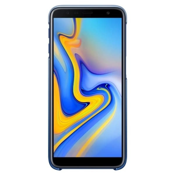 Fodral Samsung EF-AJ610CL J6 Plus 2018 J610 blå/blå Gradation Cover