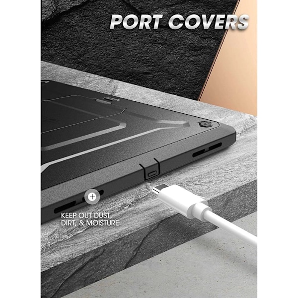 SUPCASE UNICORN BEETLE PRO ETUI TIL IPAD 10.9'' 2022 - SORT