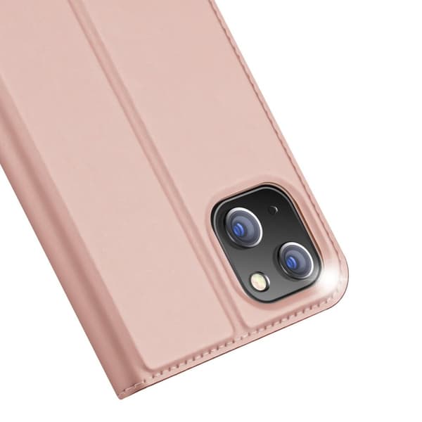 Dux Ducis Skin Pro deksel med klaff iPhone 14 Plus rosa