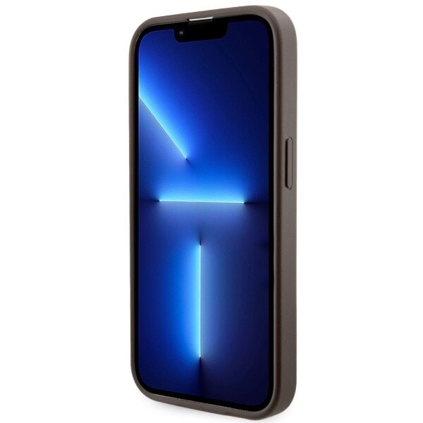 Guess GUHMP14XHGCFSEW-deksel til iPhone 14 Pro Max 6.7 - brun GCube Stripes MagSafe