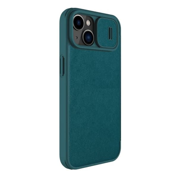 NILLKIN CASE CASE HUSDÆKNING MED FLIP TIL IPHONE 14+ GRØN