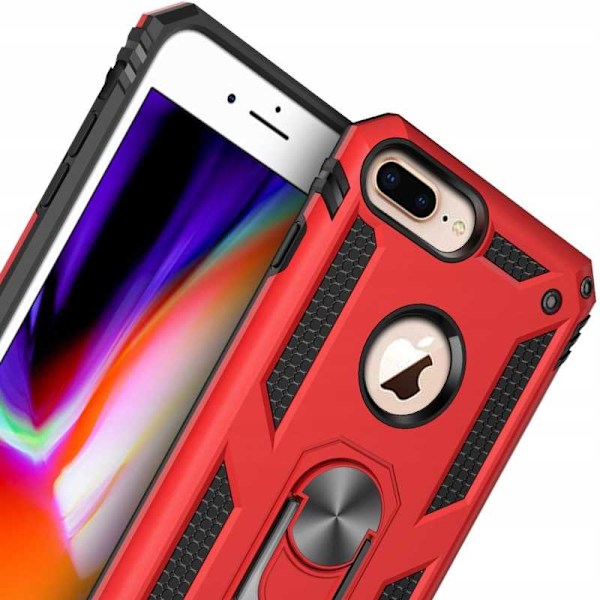 Spacecase Fodral För Iphone 6 7 8 Plus Ring Nx Röd